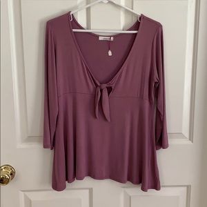 Cherish Top - Dusty Rose in Color - EUC